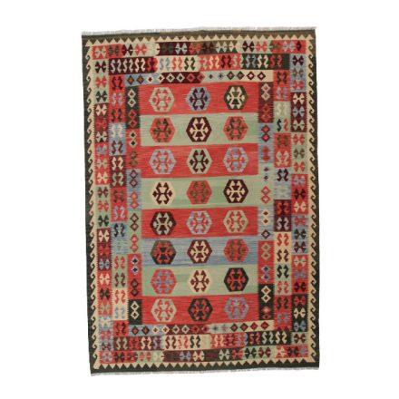 Koberec Kelim Chobi 202x293 ručně tkaný vlněný koberec kilim