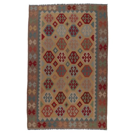 Koberec kilim Chobi 304x197 ručně tkaný afghánský kilim z vlny