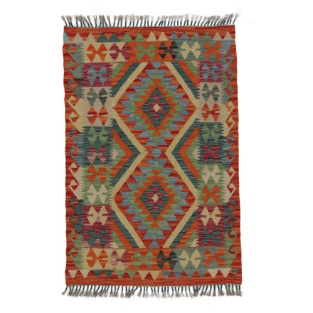 Koberec kilim Chobi 124x83 ručně tkaný afghánský kilim z vlny