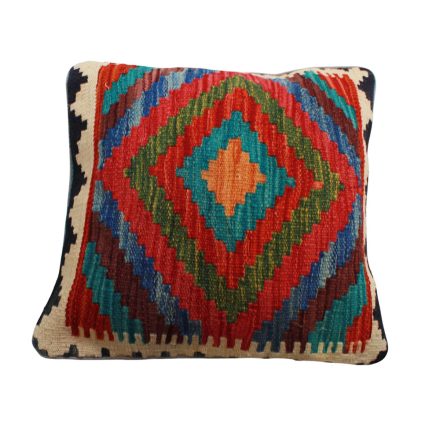 Ručně tkaný povlak na polštář Kilim 45x45 afghánský dekorační polštář