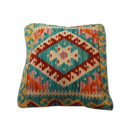 Afghánský povlak na polštář Kilim 45x45 ručně tkaný polštář