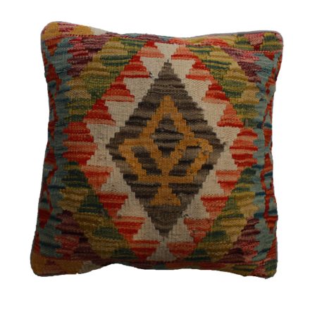 Ručně tkaný povlak na polštář 45x45 Dekorační polštář Kilim