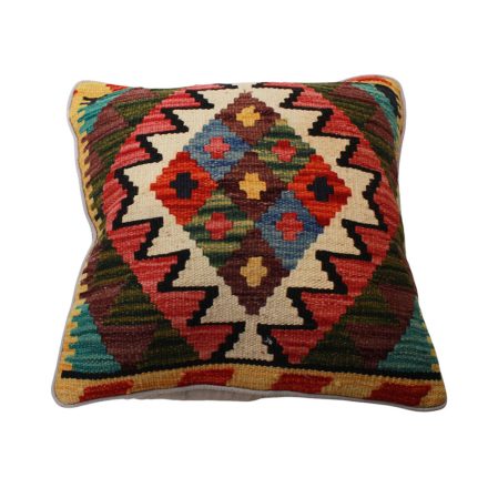 Ručně tkaný povlak na polštář Kilim 45x45 afghánský dekorační polštář