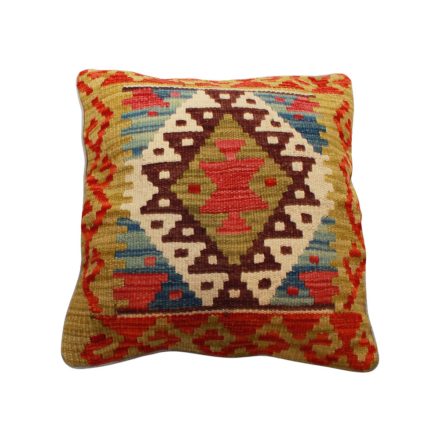 Ručně tkaný povlak na polštář 45x45 Dekorační polštář Kilim