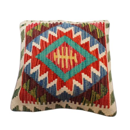 Ručně tkaný povlak na polštář 45x45 Dekorační polštář Kilim