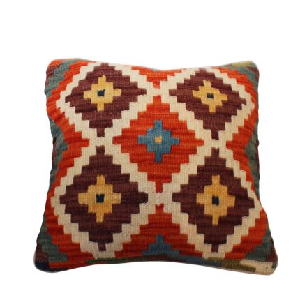 Ručně tkaný povlak na polštář Kilim 45x45 afghánský dekorační polštář