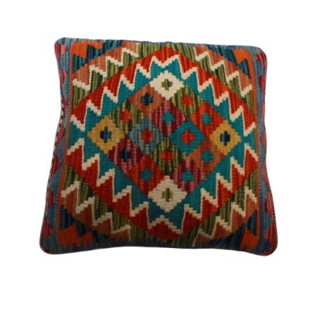 Ručně tkaný povlak na polštář 45x45 Dekorační polštář Kilim