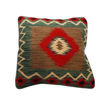 Ručně tkaný povlak na polštář 45x45 Dekorační polštář Kilim