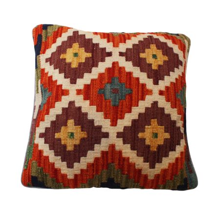 Afghánský povlak na polštář Kilim 45x45 ručně tkaný polštář