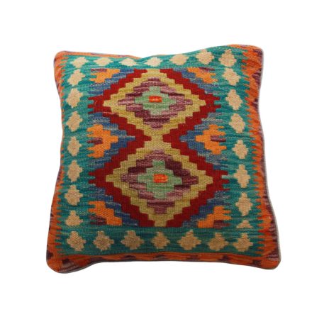 Ručně tkaný povlak na polštář Kilim 45x45 afghánský dekorační polštář