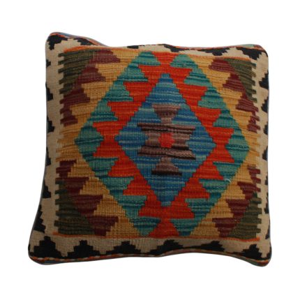 Ručně tkaný povlak na polštář 45x45 Dekorační polštář Kilim