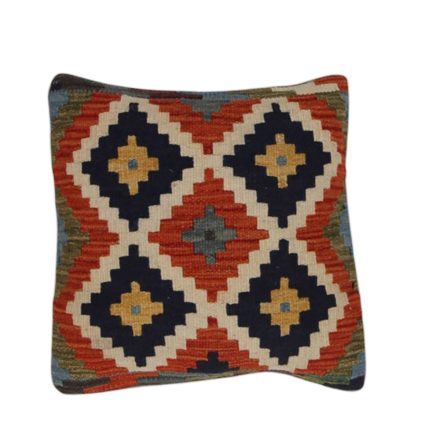 Afghánský povlak na polštář Kilim 45x45 ručně tkaný polštář