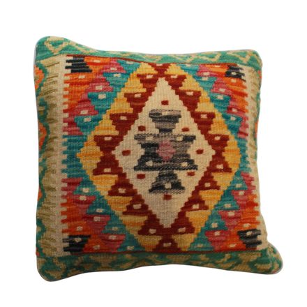 Ručně tkaný povlak na polštář 45x45 Dekorační polštář Kilim