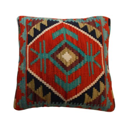 Afghánský povlak na polštář Kilim 45x45 ručně tkaný polštář