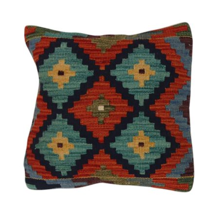 Afghánský povlak na polštář Kilim 45x45 ručně tkaný polštář