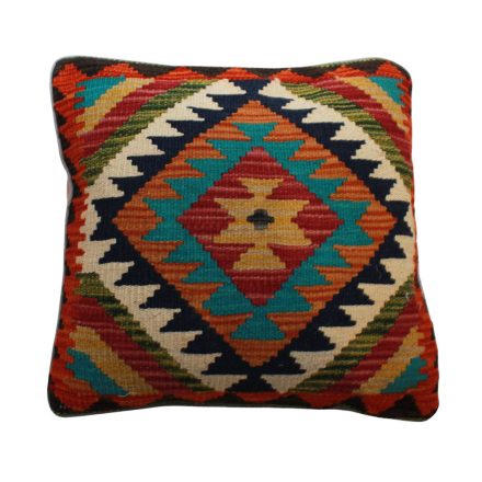 Ručně tkaný povlak na polštář 45x45 Dekorační polštář Kilim