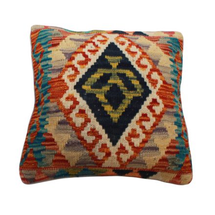 Ručně tkaný povlak na polštář 45x45 Dekorační polštář Kilim