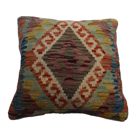 Afghánský povlak na polštář Kilim 45x45 ručně tkaný polštář