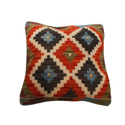 Ručně tkaný povlak na polštář 45x45 Dekorační polštář Kilim