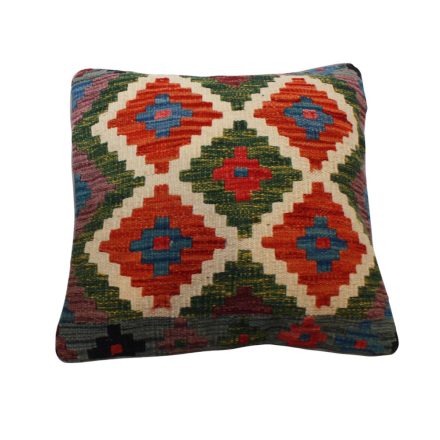 Afghánský povlak na polštář Kilim 45x45 ručně tkaný polštář